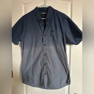Men’s RVCA short sleeve collared button up shirt
